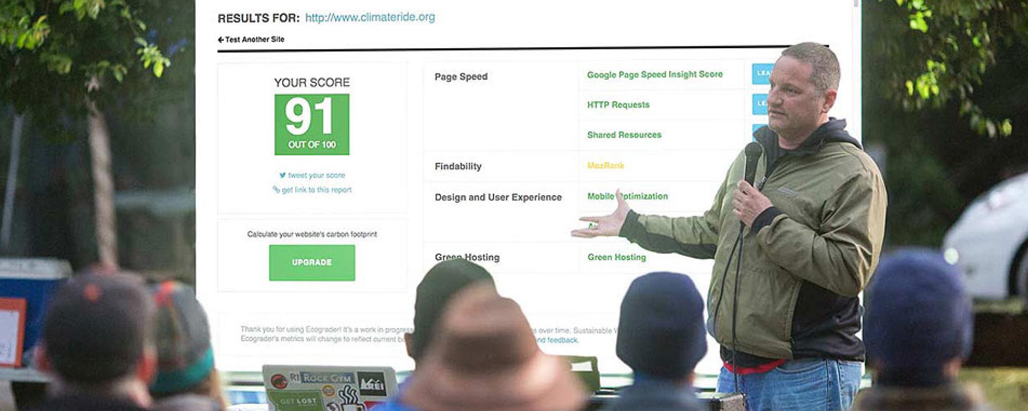 Tim Frick of Mightybytes has been championing a more sustainable web for many years