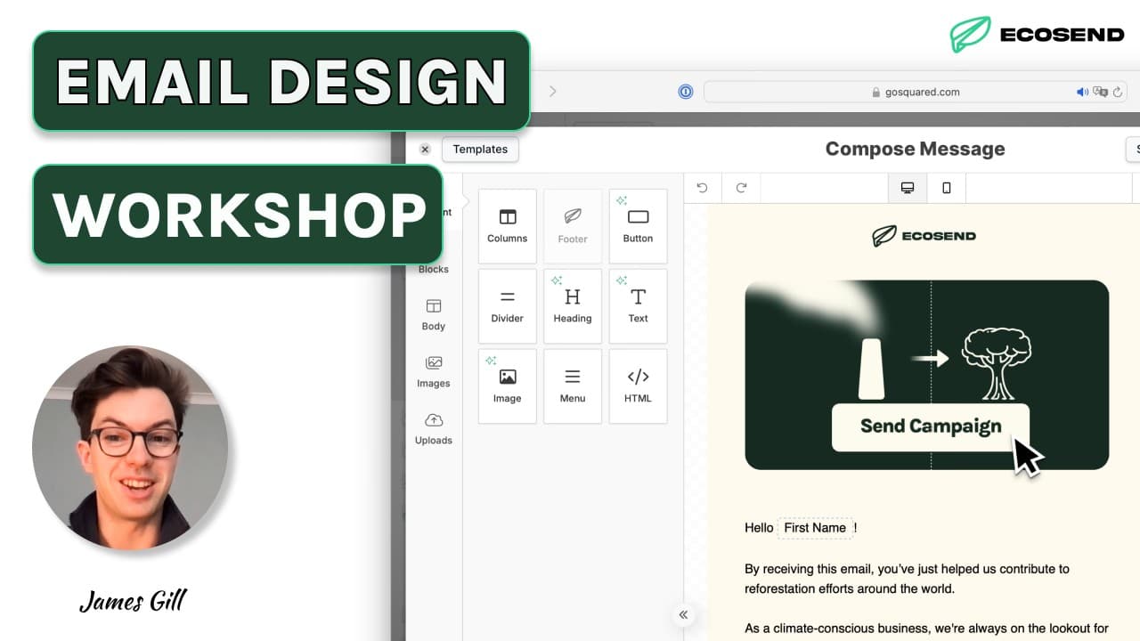 Announce your switch to EcoSend with our new template! 📤