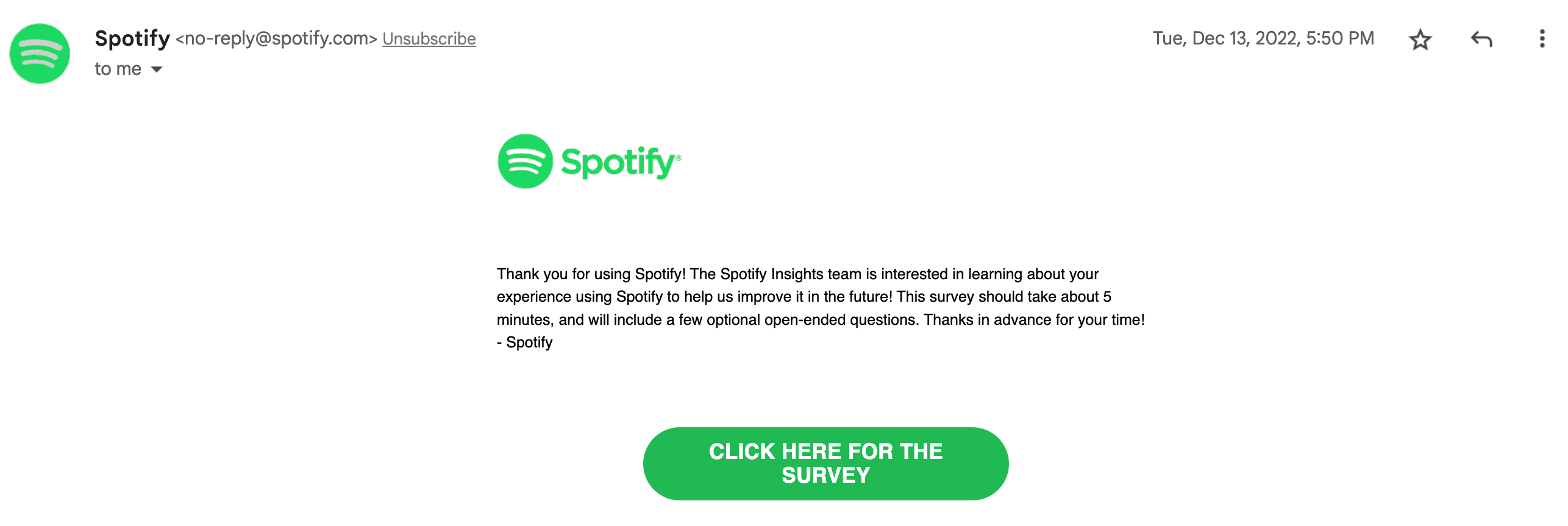 simplified email copy