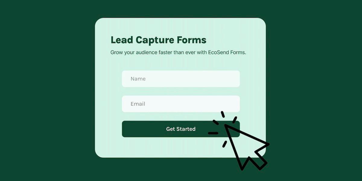 grow your list with email forms