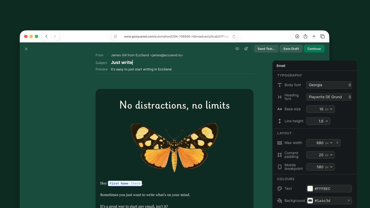 The all-new email builder
