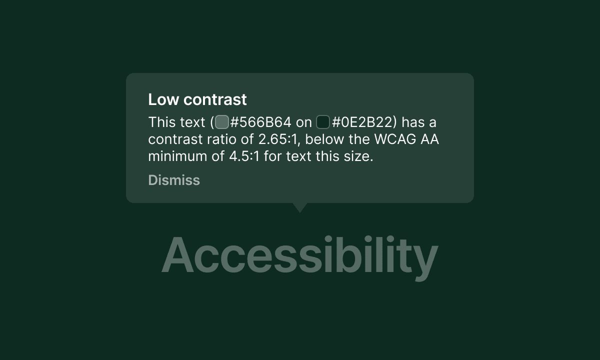 EcoSend Review Mode catching accessibility issues
