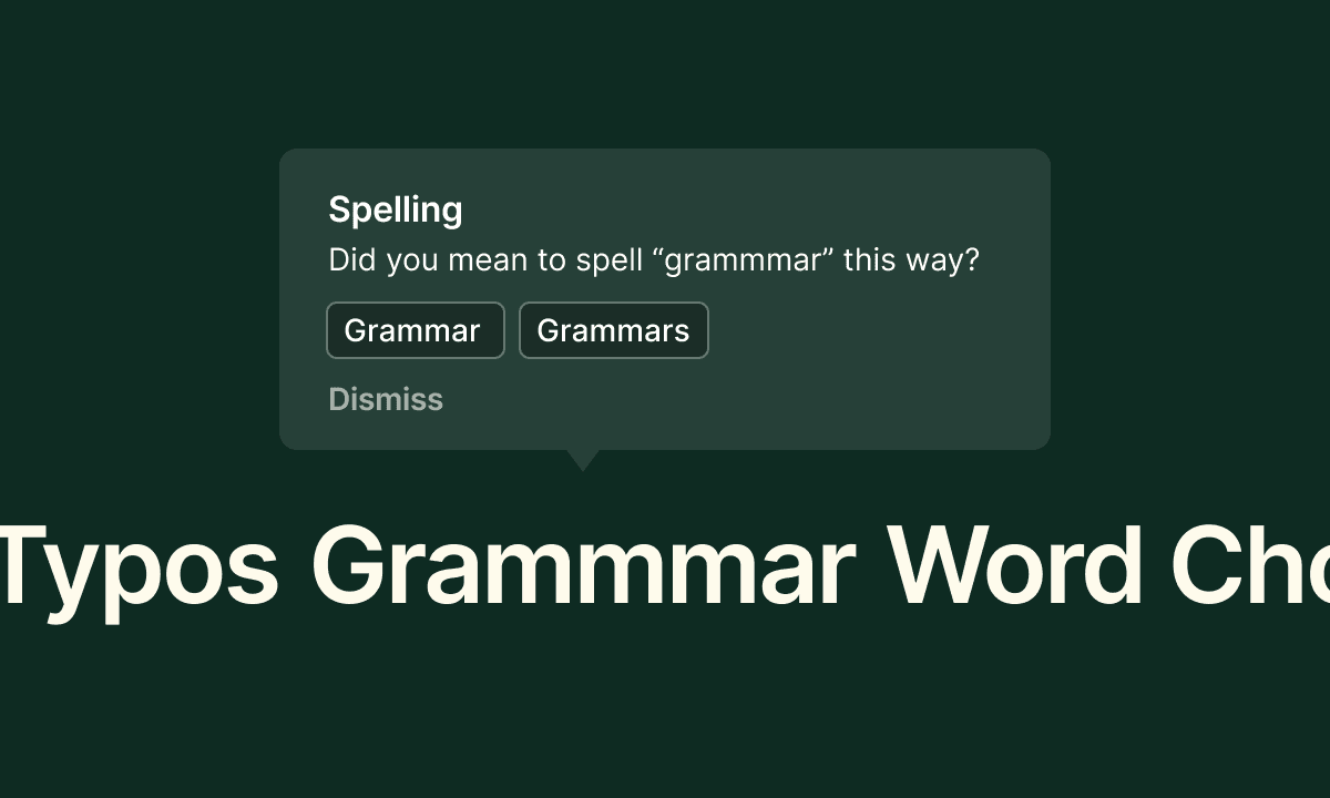 EcoSend Review Mode catching spelling and grammar issues