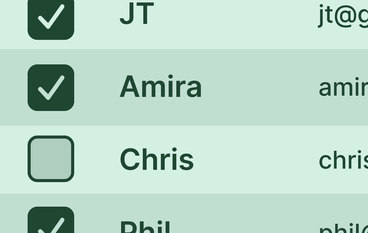 Multi-Select: easily select multiple contacts
