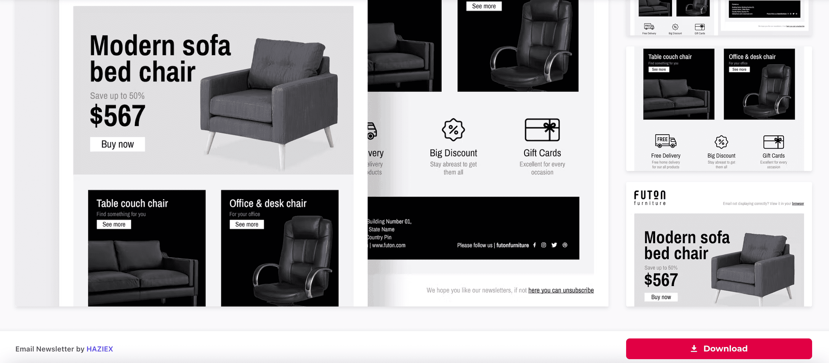 Email template designs