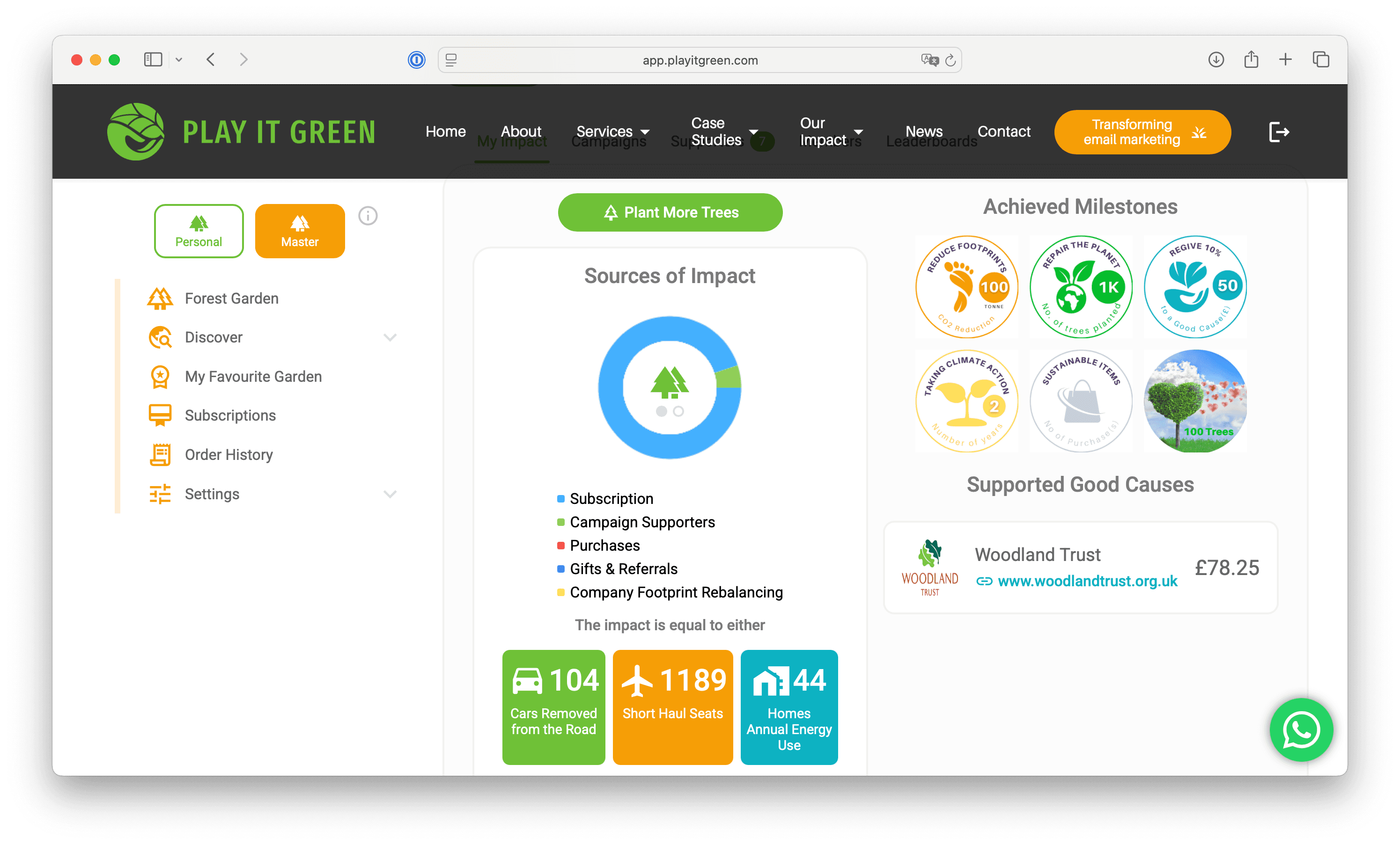 EcoSend PlayItGreen Forest