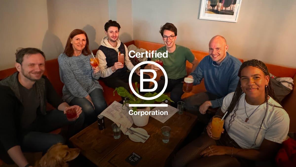 The EcoSend team celebrating