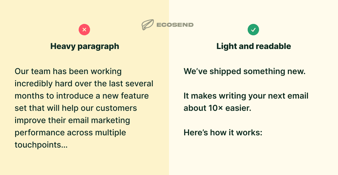 Heavy vs Light and readable