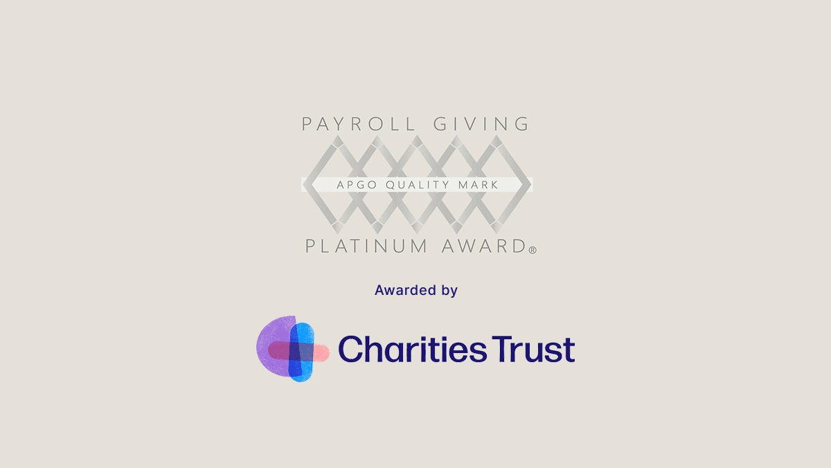 Platinum Payroll Giving Quality Mark awarded to EcoSend