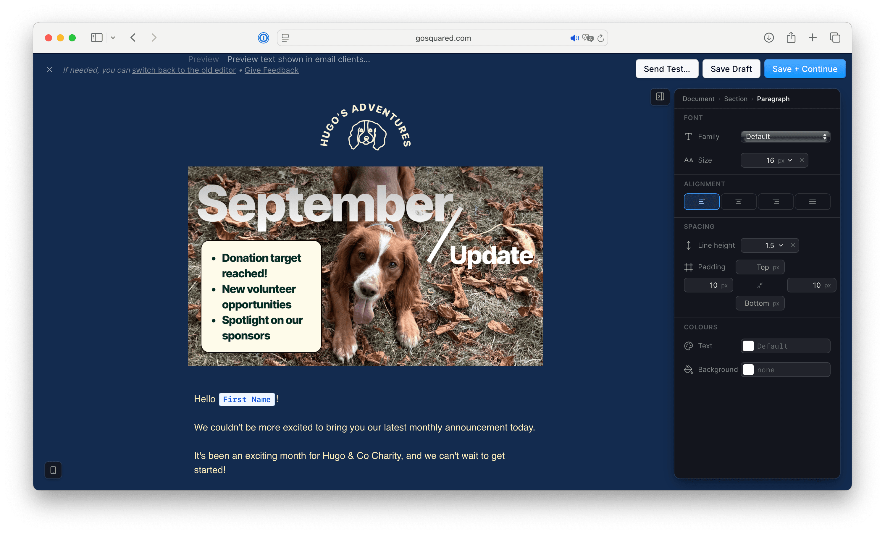 Example of using images of text