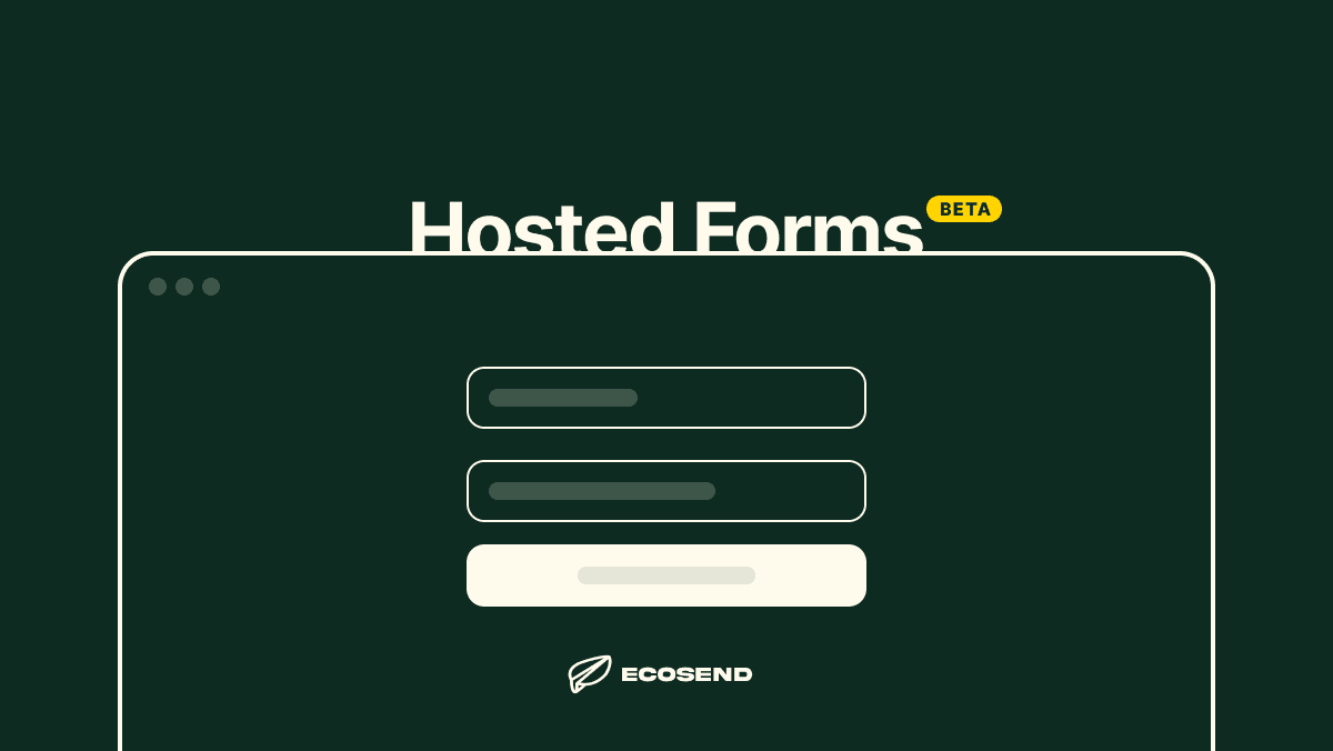 Hosted Forms (beta): build your audience with a link