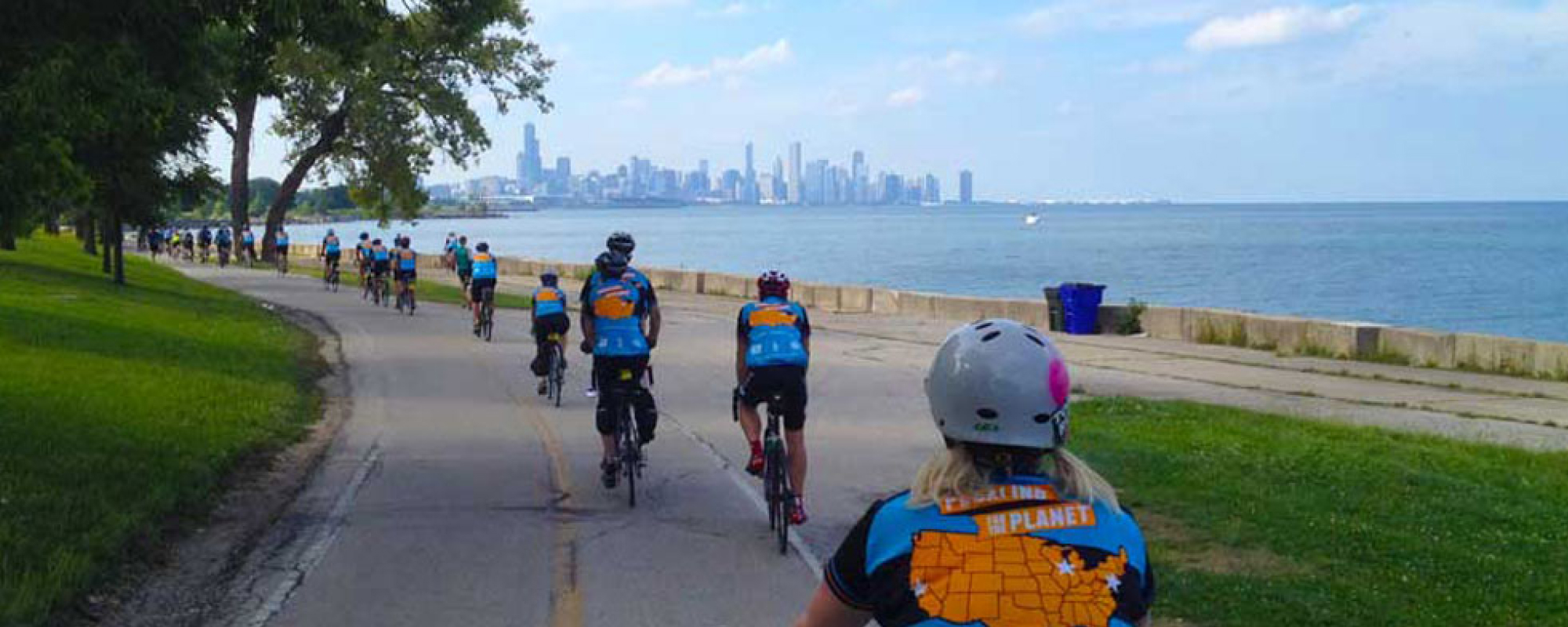 The Mightybytes team making impact on a bike ride for charity